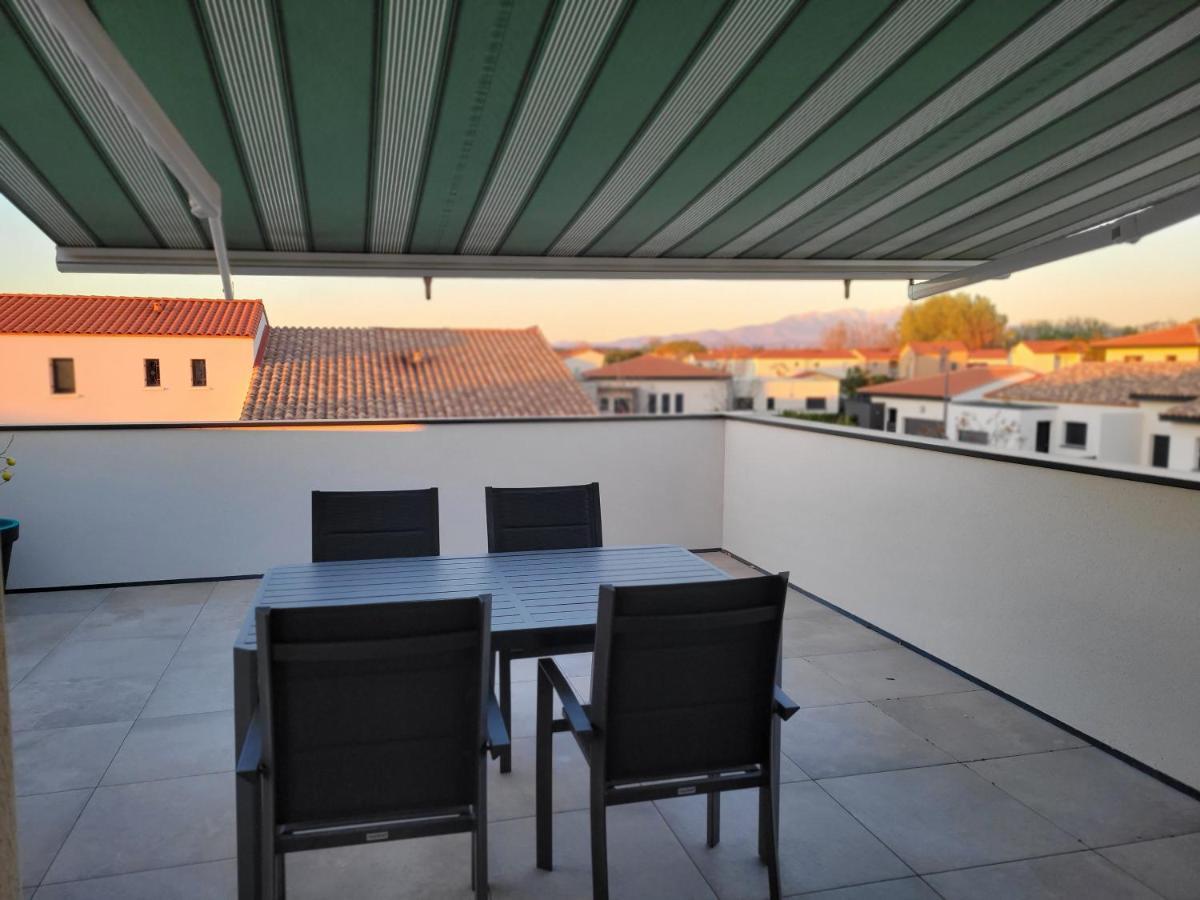 Studio Vue Montagne Rivesaltes Esterno foto